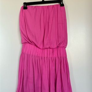 strapless Pink Dress / Romper